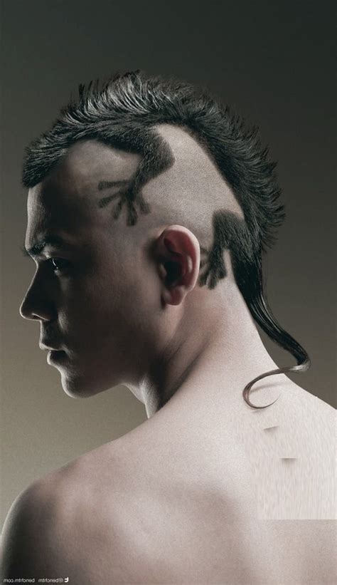 lizard haircut|lizard hair style.